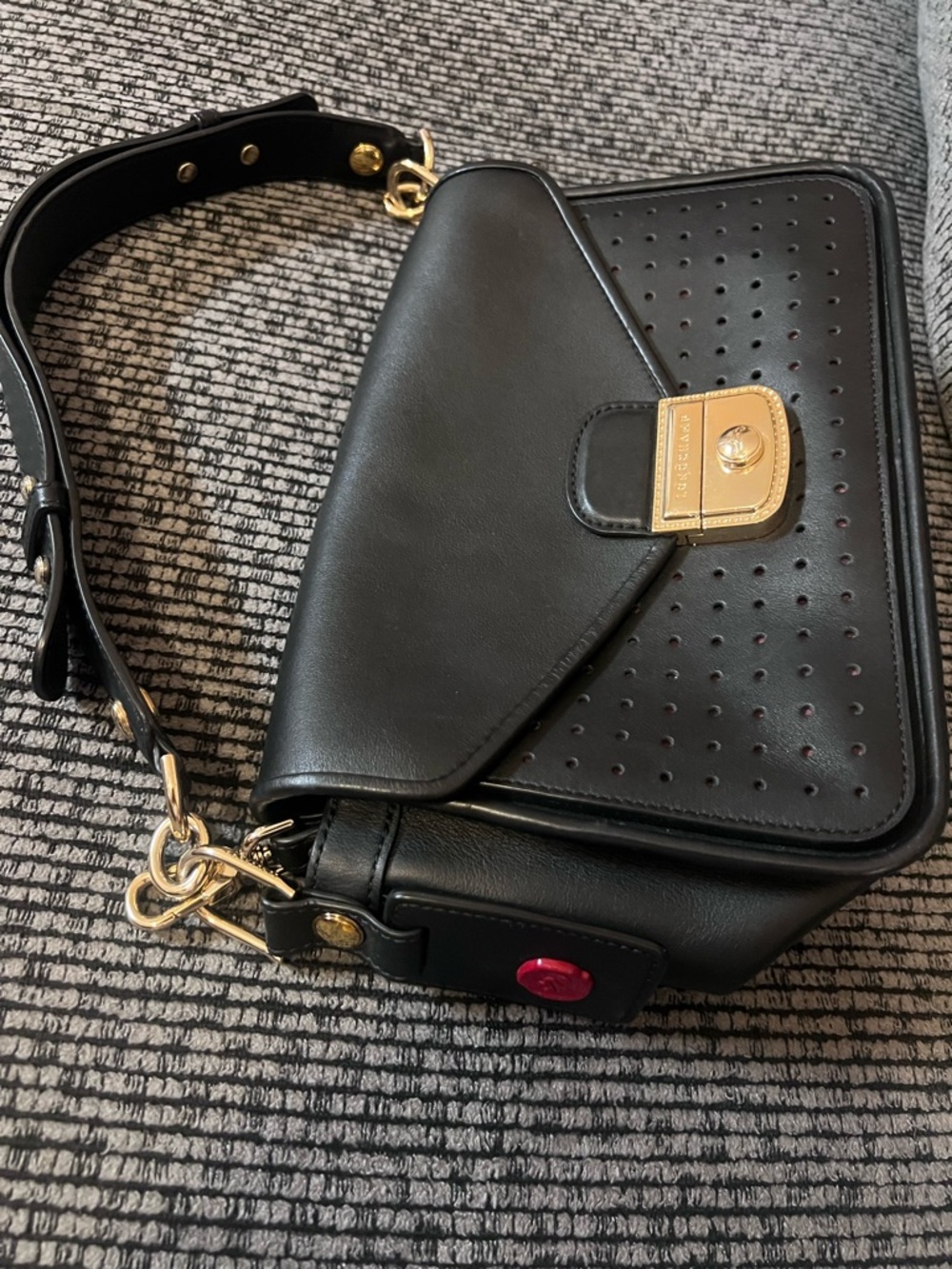 Longchamp Mademoiselle Calfskin Leather Crossbody Bag - Picture 12 of 13
